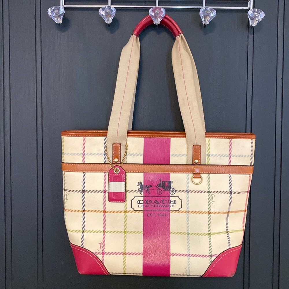 Coach purse with matching wrist wallet